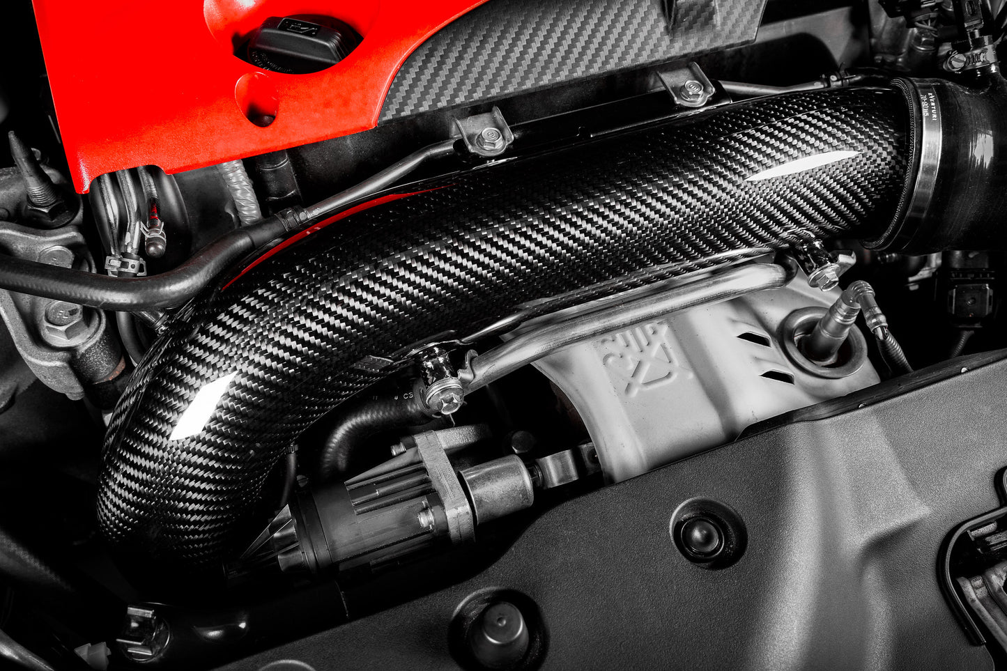 Tubo de admisión de carbono Eventuri - Honda Civic FK8 Type R