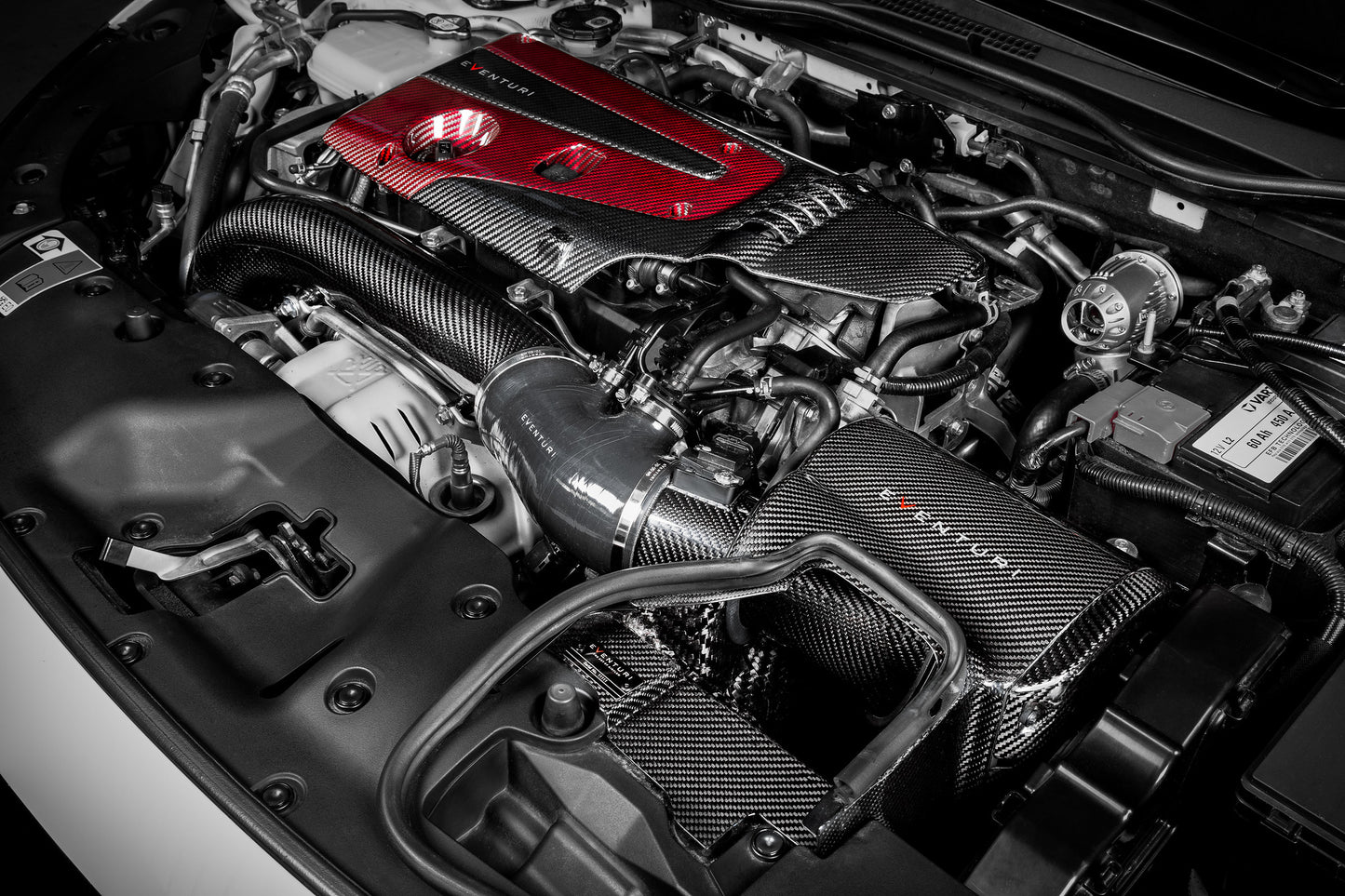 Tubo de admisión de carbono Eventuri - Honda Civic FK8 Type R