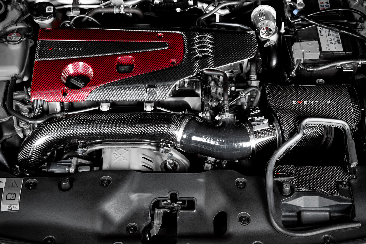Tubo de admisión de carbono Eventuri - Honda Civic FK8 Type R